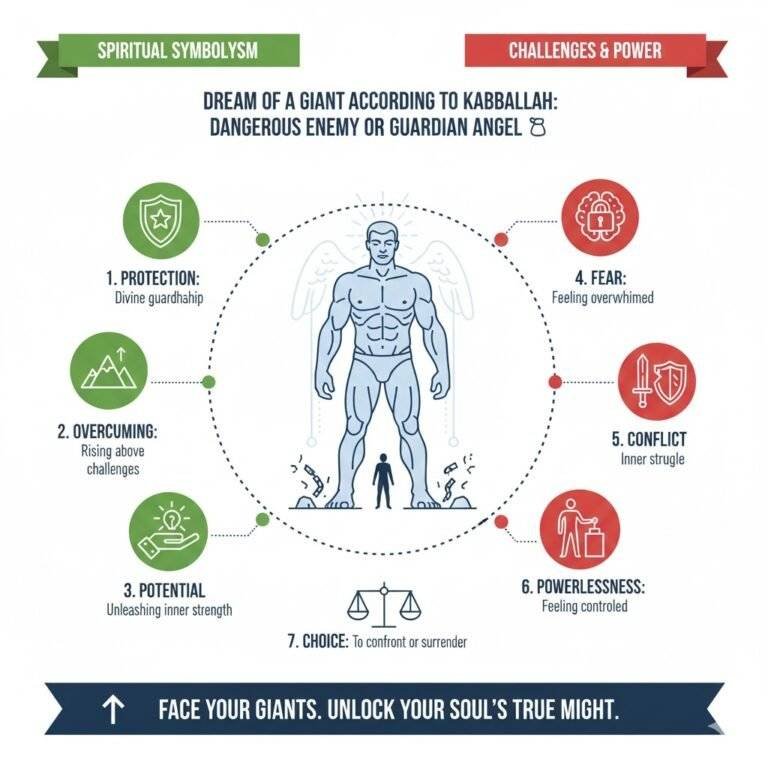 חלום על ענק לפי הקבלה