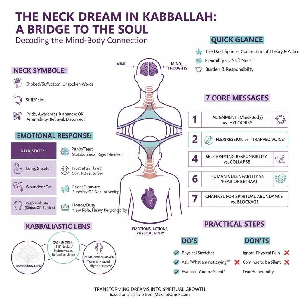 חלום על צוואר לפי הקבלה