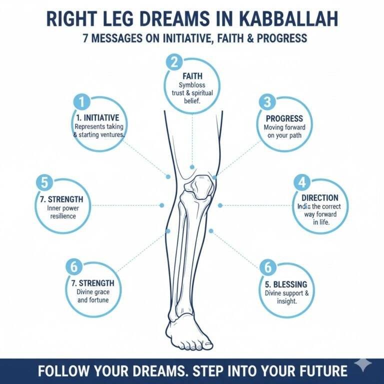 חלום על רגל ימין לפי הקבלה