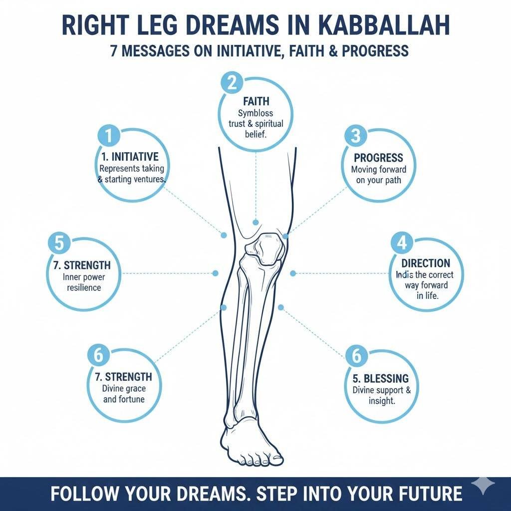 חלום על רגל ימין לפי הקבלה
