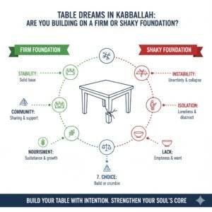 חלום על שולחן לפי הקבלה
