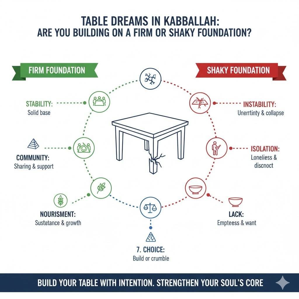 חלום על שולחן לפי הקבלה
