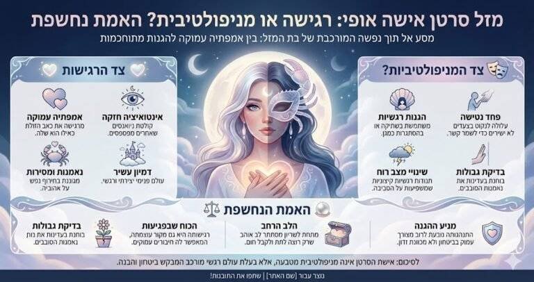 מזל סרטן אישה אופי